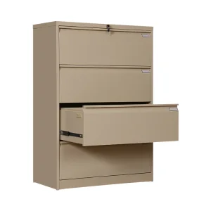 Lockable Modern Movable White Metal Cabinet