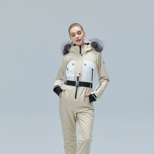 Insulated Ski Jumpsuit Custom Wholesale for Women Snow Sports