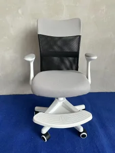 High-Value Mesh Task Chair with Basket - 5-Star Stability, White Frame, Colors Optional, Wholesale for Multi-Scene Use