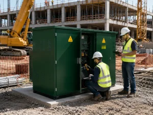 American-Style Pad-Mounted Outdoor Prefabricated Box Substation 24kV IP53 3150A 50/60Hz Power Distribution Equipment
