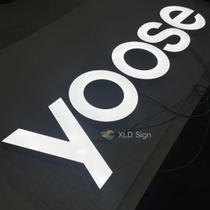 High-Quality Customizable Front Illuminated Letter Logo Supplier, Manufacturer