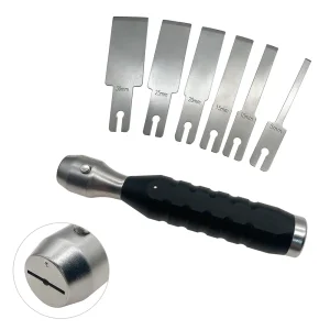 Modular Osteotomes Complete With 6 Blades Detachable Thin Blade Bone Knife Veterinary Orthopedic Instruments