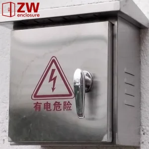 Montaje eléctrico en pared IP67 Caja eléctrica de acero inoxidable a prueba de agua Armario de panel de la carcasa para el proveedor de polvo