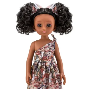 13 Item Novo Fábrica Fornecimento Direto Alta Qualidade Vinil Plástico Moda Bonita Boneca Menina Negra