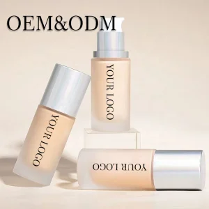 OEM ODM Natural Lasting Whitening Waterproof Sunscreen Liquid Foundation Matte Finish 30ml Dark All Skin