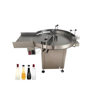Automatic Round Rotary Turntable Bottle Feeder Machine