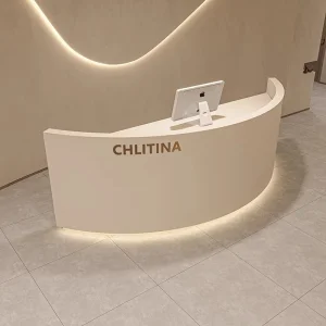 Custom Curved Reception Counter