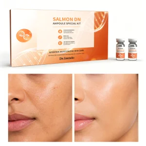OEM/ODM Private Label Salmon DN Ampoule Salmon Stem Cell Anti-Wrinkle Liquid Serum for Intensive Moisturizing Skin Care Set