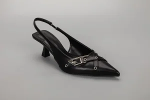 Custom Classic Slingback Casual Ladies Heels – OEM ODM Supplier for Timeless Women's Footwear