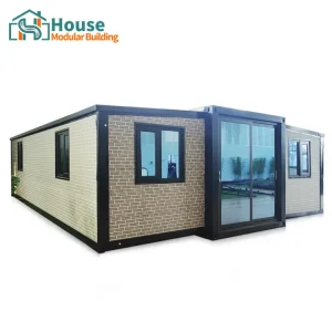 Custom 20ft Expandable Container House with Brick Pattern Wall