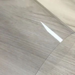 0.25mm White 1500mm Plastic Anti Static Waves Cutting Transparent Pet Sheet Roll