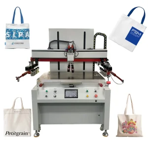 Easy Operational Semi-Automatic Plastic Bag Flatbed Screen Printing Machine for Advertising Industry