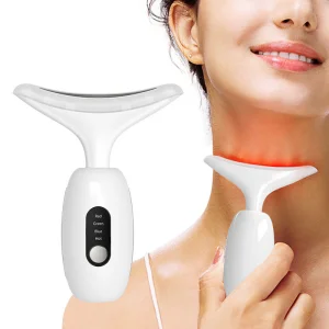 RF EMS LED Electric Neck Beauty Facial Massager