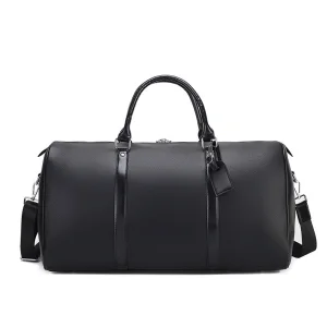 Ready Ship PU Leather Travel Duffel Bag