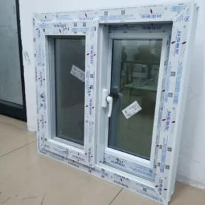New Style Heat Insulation and Soundproof Bathroom Windows China Manufacturer Upvc PVC Casement Windows and Doors
