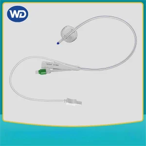 Catéter de Foley de silicona con sensor de temperatura para niños