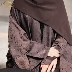 Loriya EID Ramadan Summer Women's Dresses Modest Islamic Clothing Front Open Abaya Cardigan Kimono Hijab Set for Muslim Ladies