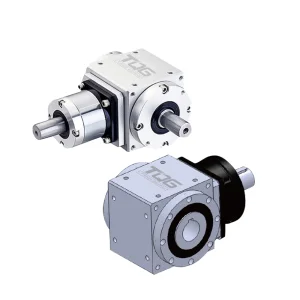 AT-L Right Angle Gearbox with Double Output Shaft 1:1 Spiral Bevel Gearbox Steering Gearbox