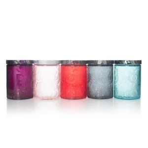 Colorful Luxury Glass Scented Candle Jar Glass Candle Jar