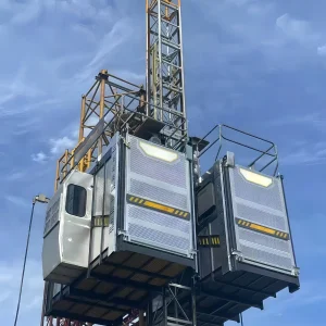 Hoist Construction Elevator Outdoor Cargo Lift Construction Equipment Temporary Construction Machine Hoist Elevador for Sale