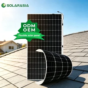 520W Módulo Solar Flexível Leve