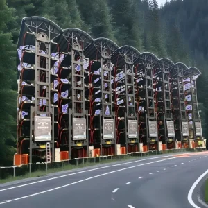 Eounice Vertical Parking System - Custom Rotary Design IoT-Enabled Parking Solutions