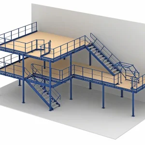 Mracking Industrial Mezzanine Floors Heavy Duty Steel Mezzanine Structure for Warehouse Storage Systems