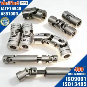 CNC Machining Parts Universal Joint Factory Customized CNC Machined Alloy Steel Double Cardan Universal Joint Shaft Joints
