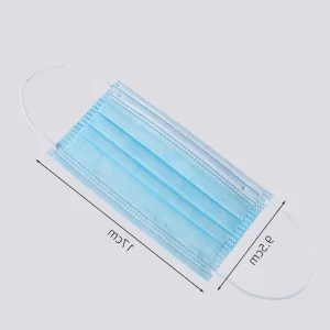 Protective Safety Nonwoven 2ply 3ply 4ply PP 95% Filtration Disposable Face Mask