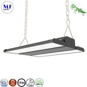 Factory Price 100W 170lm/W IP66 0-10V Dimmable 7 Years Warranty Aluminum Waterproof 6000-6500K LED Highbay Lamp LED Linear High Bay Light for Shipyards