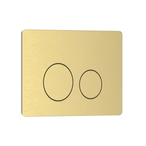 Dual Flush Brushed golden Flush plate For Toilet Concealed Cistern