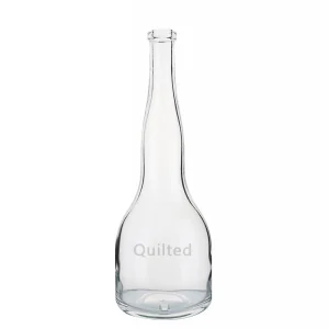 China Design 700 ml unique shape liquor bottle with cork