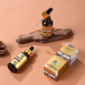 Essência Facial Radiante de Extrato de Caracol Anti-Idade Sérum de Colágeno para o Rosto