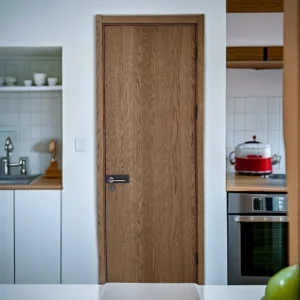 Factory-Customized Medium-Density Wood Solid Waterproof and Fireproof PVC WPC Door