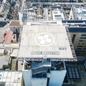 Custom Hospital roof square helipad Factory, Factories