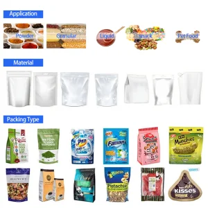 Pre-made Pouch Packing Machine Stand-up Zipper Bag Filling Sealing Equipment | Multi-Function Doypack Packing Line for Food