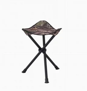 Folding Tripod Stool, Portable Stable Travel Chair Tri-Leg Stool