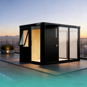 Cocovia Modern Durable Waterproof Aluminum Light Steel Modular Prefab Tiny House