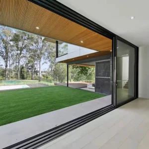 Double Glazed Low E Glass Soundproof Exterior Patio Aluminum Australia Sliding Door