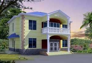 Estrutura de Casa em Aço Leve