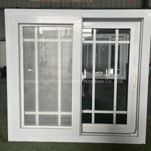 Ventanas deslizantes de baño de perfil de PVC UPVC resistentes al impacto y huracanes