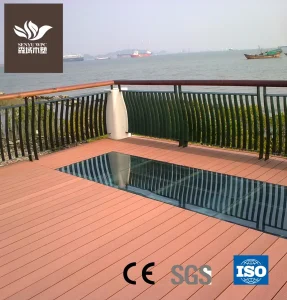 WPC Wood Plastic Composite Decking Building Material with CE, SGS, ISO9001