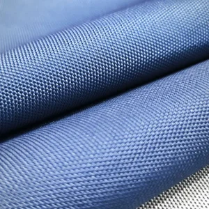100% Polyester 600d Oxford with Uni-Adhesive Coating Waterproof Navy Fabric for Cases