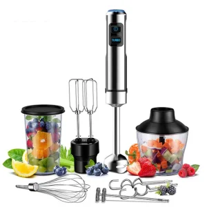 Gd0r Immersion Blender7 In1hand150owheavy Duty Motor Speed Controturbo Mode Handheld Stainless Steel Stick Blender
