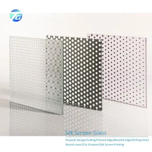 8mm Silk Screen Glass Marble Colored Tempered Ultra Clear Glass for Tabletop Furniture Decoration