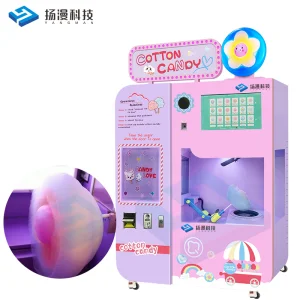 Cotton Candy Vending Machine Marshmallow Shaped Cotton Candy Vending Professional Cotton Candy Vending Machine