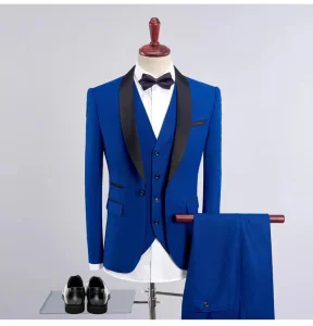 Green Fruit Collar Business Leisure Trim Business Formal Dinner Groom's Dress