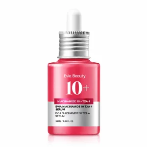 Private Label 30ml 10% Niacinamide 4% TXA Tranexamic Acid Face Serum Dark Spot Corrector Hydrating Brightening Skin Care OEM ODM