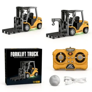 Mini Remote-Controlled Alloy Forklift Toy