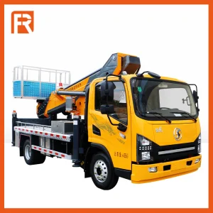 China Large Telescopic Aerial Work Platform Truck 35m Aerial Work Truck 360 Degree Unlimited Rotation Heavy Duty Work Truck Factory Aerial Work China Production